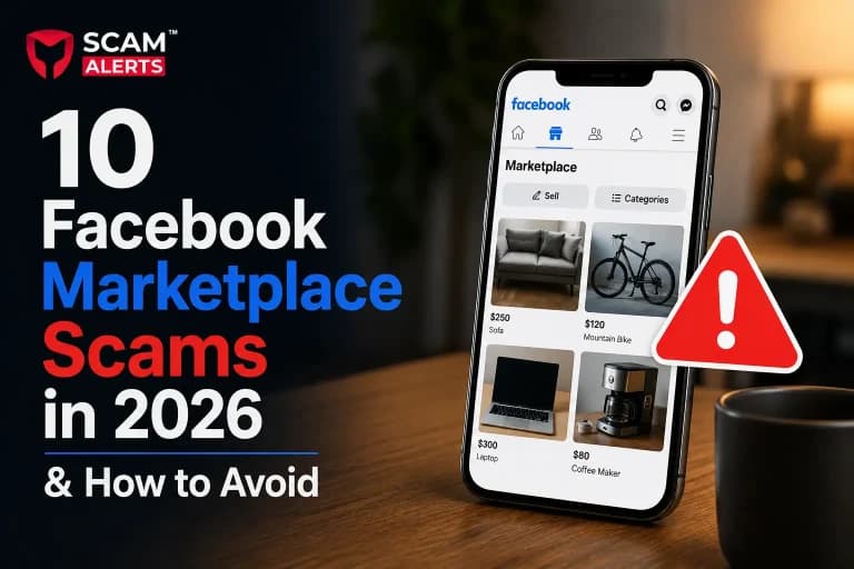 10 Facebook Marketplace scams in 2026 smartphone and scam warning